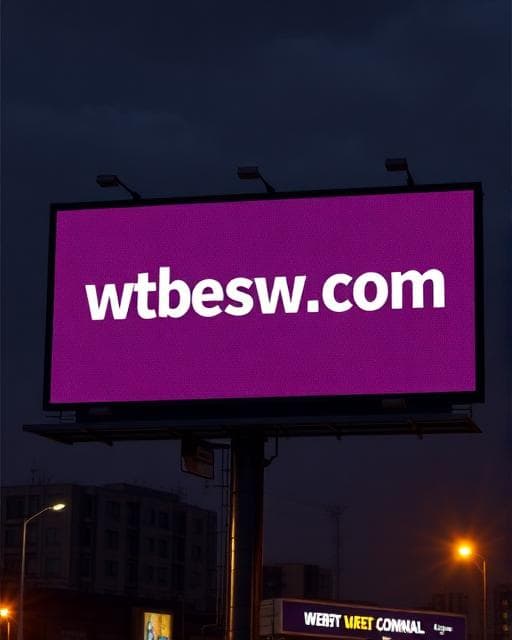 Change Billboard Text - Text & Branding AI image editing prompt. Modify text on billboards and signs in images