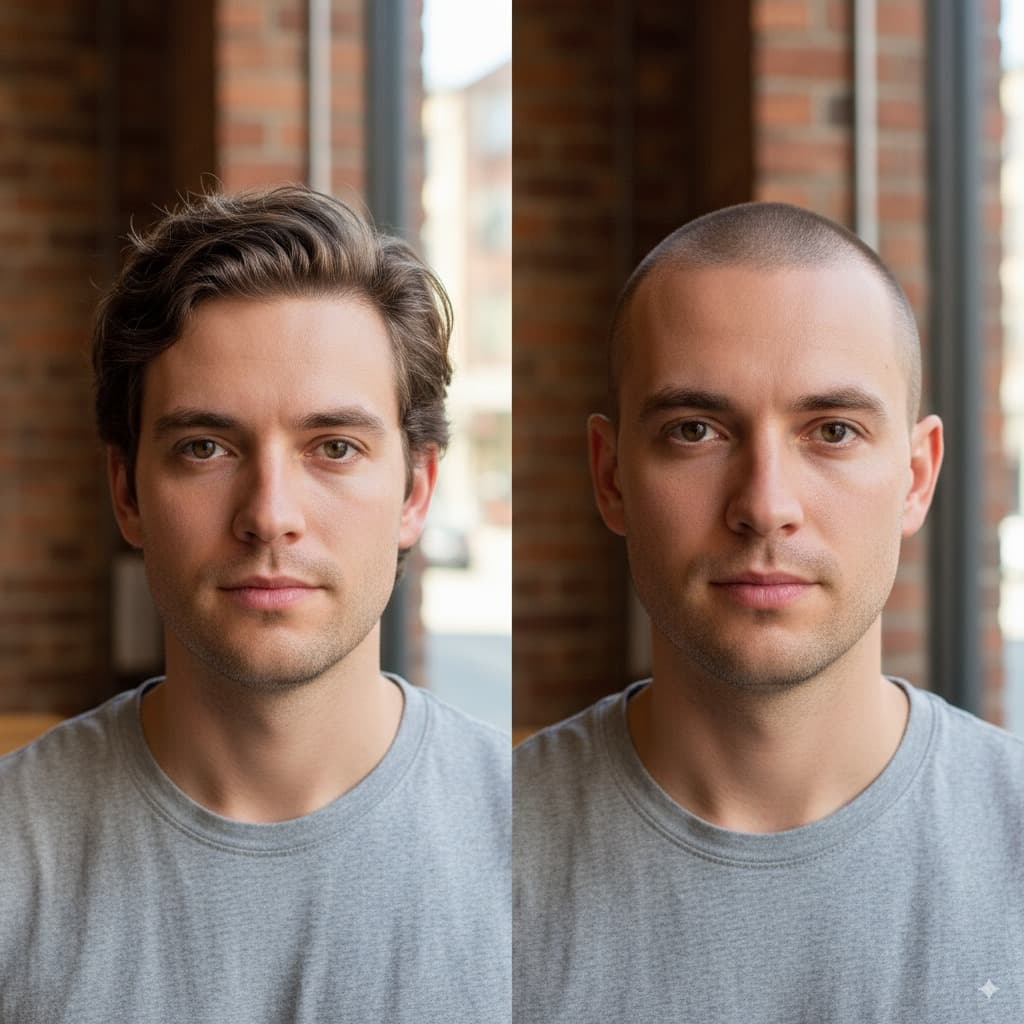 Virtual Hairstyle Try-On - People & Portrait Editing AI image editing prompt. Experiment with different hairstyles
